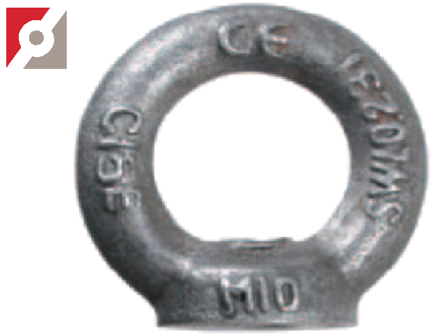 Ringmutter, DIN 580 C, M6 galv. verz.