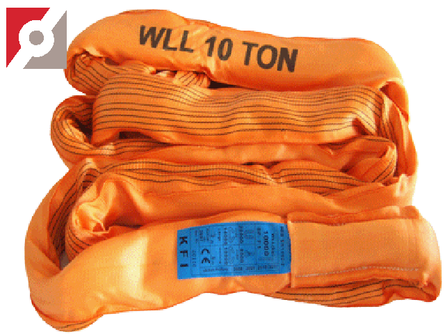 Rundschlinge orange Polyester 10.000 kg 2,5m Nutzlänge 5,0m Umfang