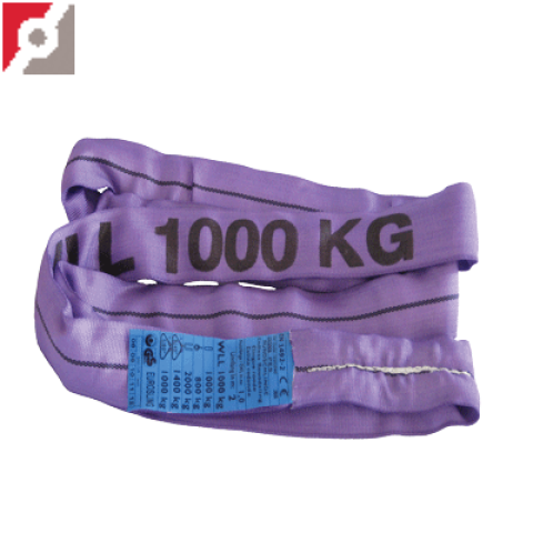 Rundschlinge violett Polyester 1.000 kg 0,5m Nutzlänge 1,0m Umfang